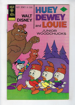 Huey Dewey and Louie Junior Woodchucks #40 Gold Key Comics (Sept 1976) FNVF