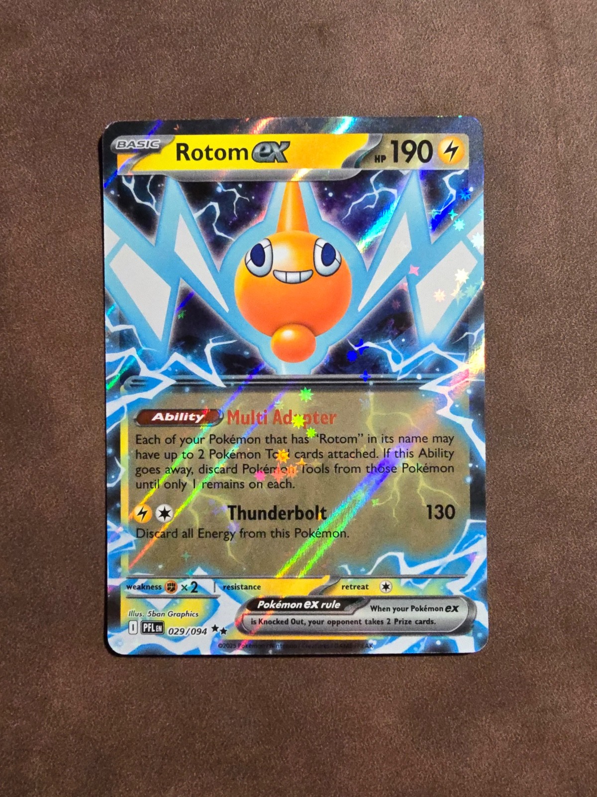 Pokémon Phantasmal Flames Rotom ex 029/094 Double Rare