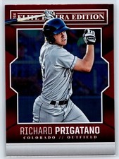2014 Panini Elite Extra Edition Richard Prigatano Rookie Colorado Rockies RC #68
