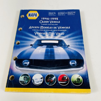 #ad #ad NAPA Lamps 1946 1995 Older Vehicle Lamp Catalog $39.88