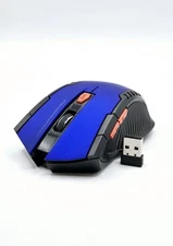 Blue Gaming Mouse With USB Receiver 