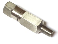 1/8" Inline Check Valve 6000 MxF NPT 316 Stainless Steel 2 PSI Cracking 1ER81