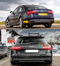 Audi A6 4G C7 2011-2014 Avant Limousine Diffusor Hinten Design S6