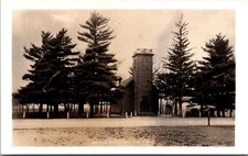 Postcard The Little Brown Church Nashua Iowa Real Photo RPPC Unposted