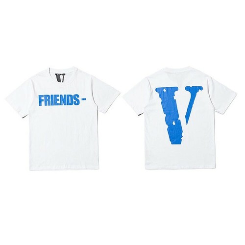 NEW Vlone FRIENDS- T-Shirt White/Blue 