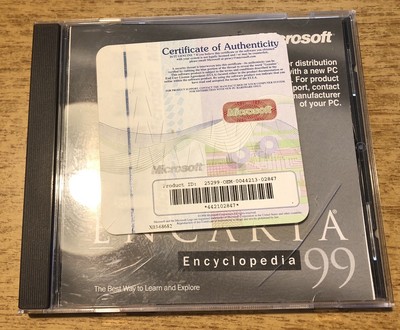Encarta Encyclopedia 99 CD für Microsoft PC