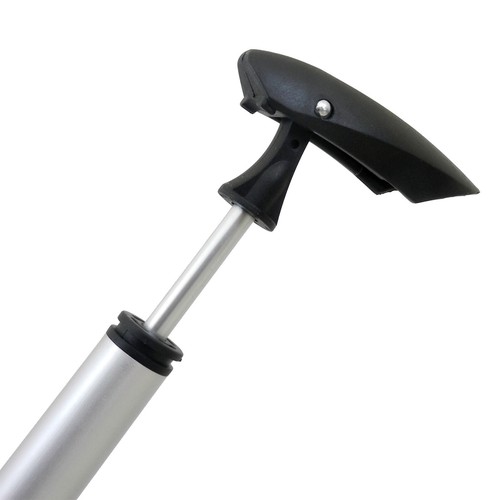 Mini pompa a canna in lega per ciclo - testa e staffa reversibili con manometro - Foto 4 di 6