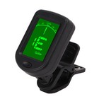 Clip On Guitar Tuner ABS Shell Lightweight Portable Adjustable Angle Universal