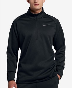thermal nike zip sleeve grey mens dark