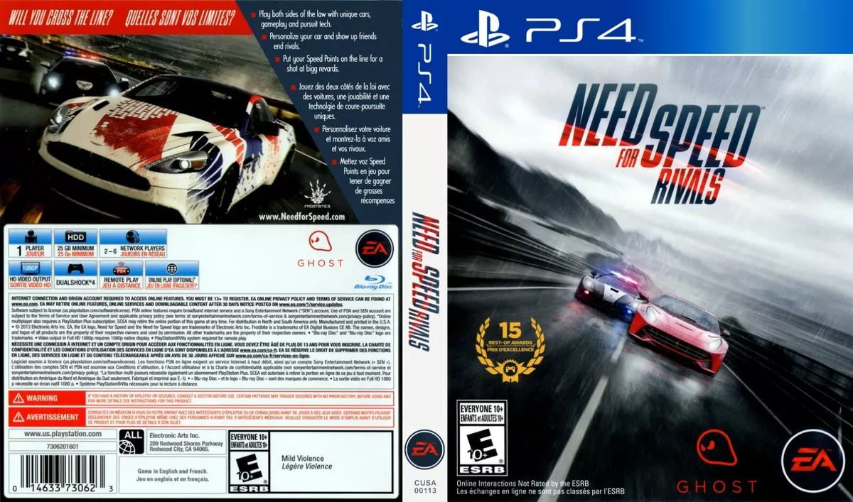 Buy NFS Rivals Complete Movie Pack PS4 Compare Prices