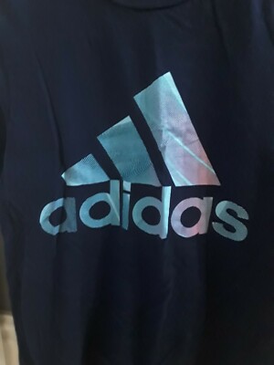Men's Adidas The Go To Tee blue ss sz S GUC 🙂FAST SHIP 🙂 | eBay