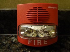 SIMPLEX 4903-9417 T/A RED 15 CD A/V FIRE ALARM HORN STROBE FREE SHIPPING  