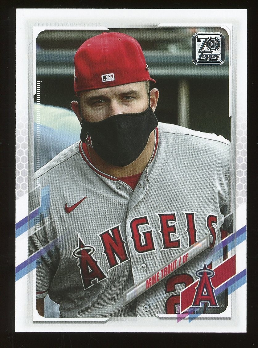 2021 Topps Series One #27 Mike Trout Angels Image Variation SSP