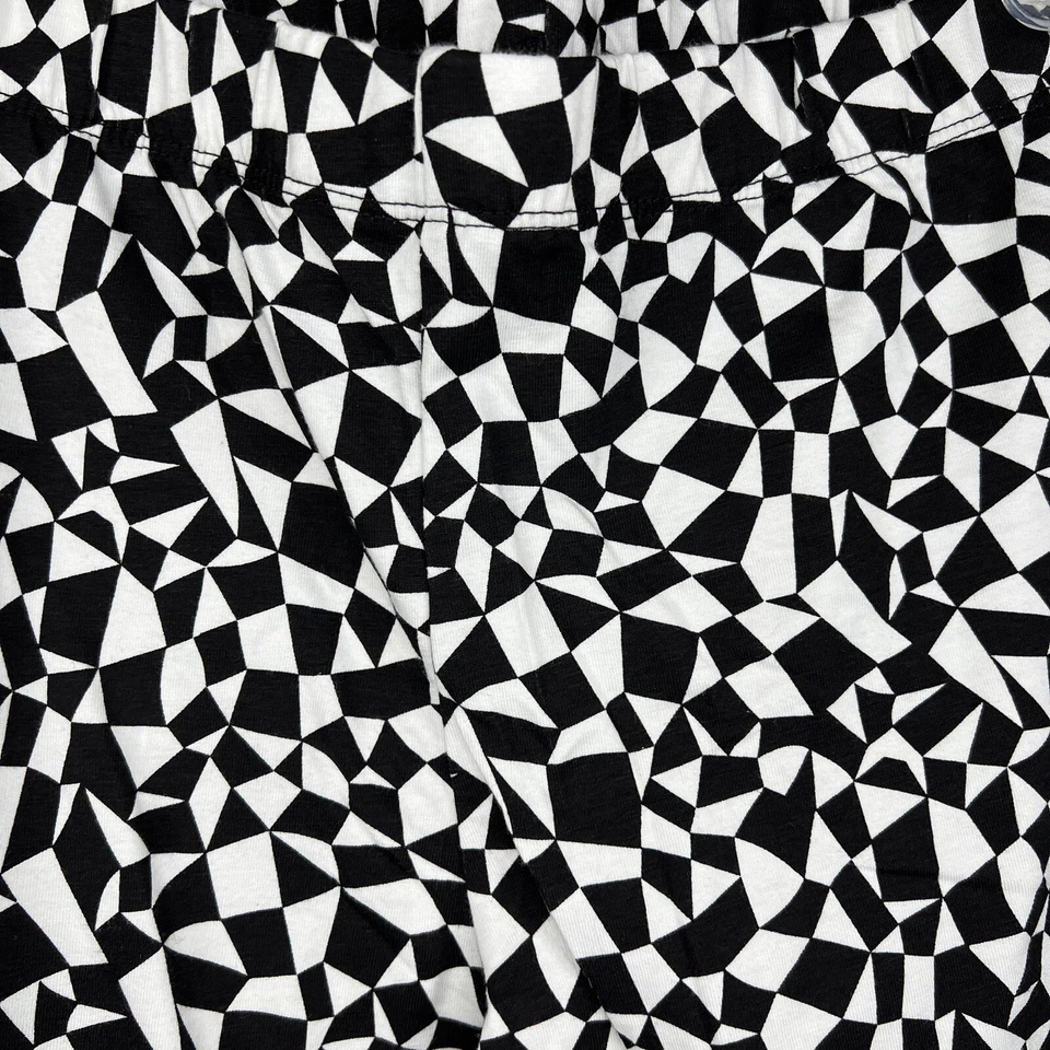 NUEVO CAPRIS GEOMÉTRICO SIN LÍMITES NEGRO BLANCO XL MUJER 19 JUNIORS 90s Y2k�� Foto 3 de 4