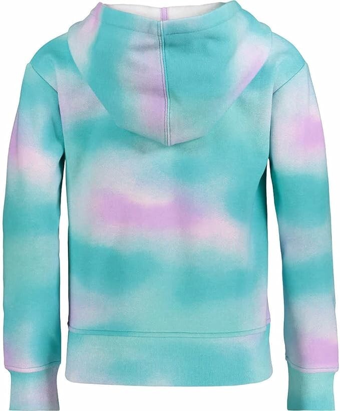 Calvin Klein Hoodie Girls M (10/12) Aqua Sky TieDye Blue Purple Full