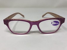 Jimmy Crystal New York Eyeglasses Frame JCR362 Amethyst Full Rim Plastic MH44