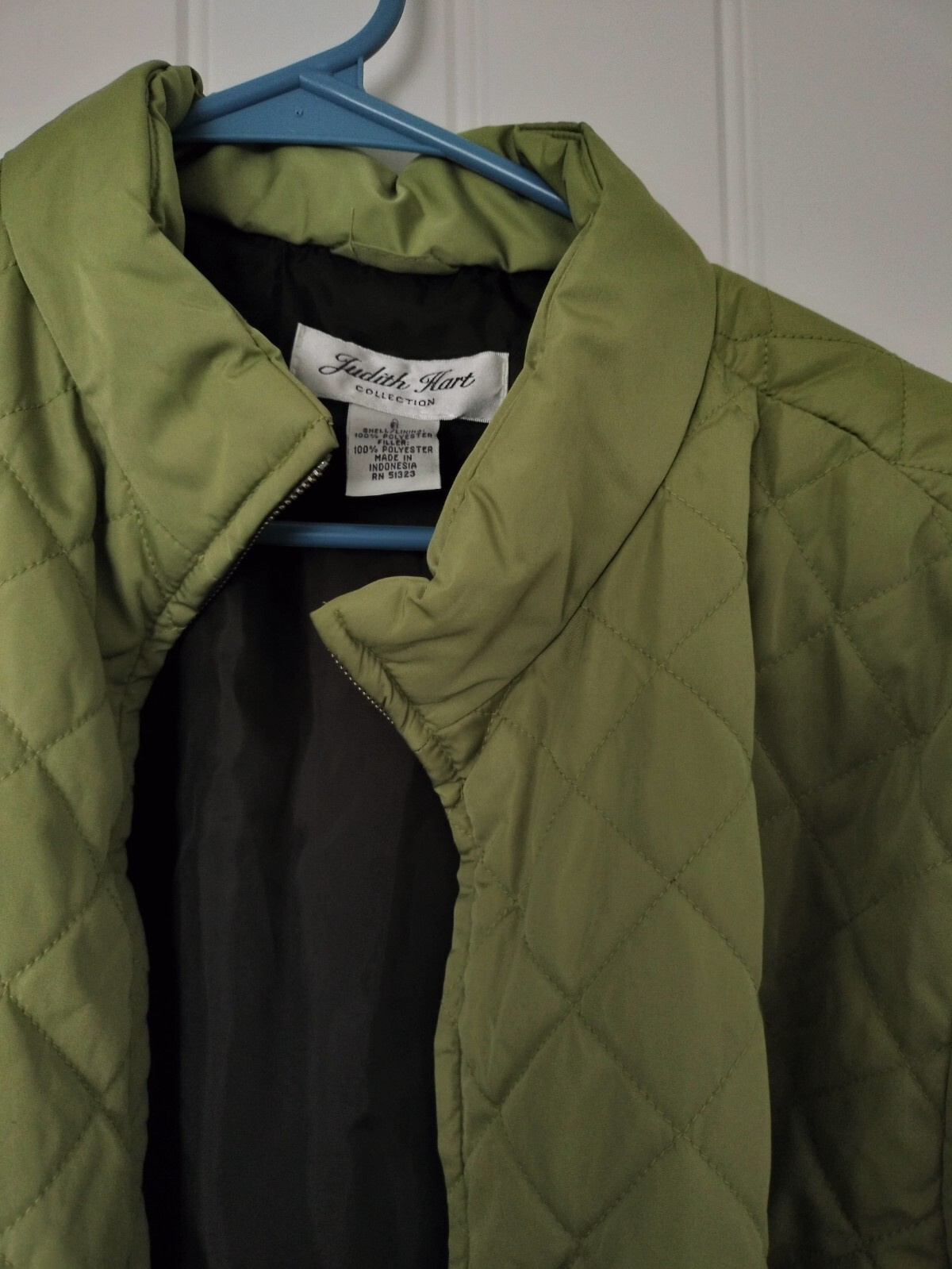 Judith hart light green quilted jacket. Fall Season J… Gem