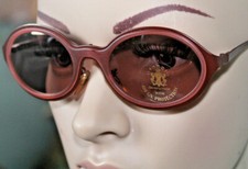 NEW Giorgio Beverly Hills VINTAGE 80's RED ROSE OVAL ITALY ROUND 0022 SUNGLASSES