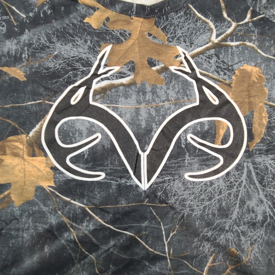 Camisa Realtree Xtra Camuflada Para Mujer Pequeña Exterior Camisa para Dormir Cuello Redondo Marrón Nueva con Etiquetas Foto 4 de 4