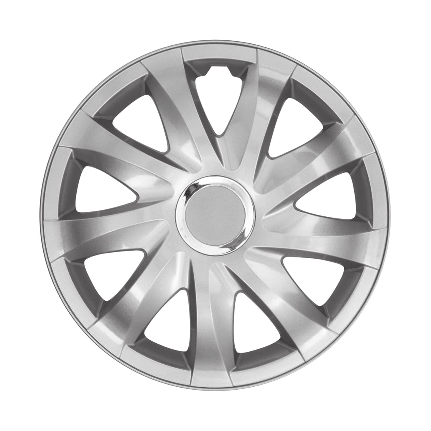 Enjoliveurs NRM Drift 14 pouces Argent : fixation ultra stable et look sport