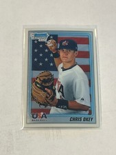 2010 BOWMAN 1st CHROME CHRIS OKEY RC