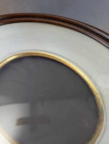 Antique 1870's Walnut Deep Shadow Box Picture Frame 13"W X 15"H Complex w/ Glass - Picture 12 of 19