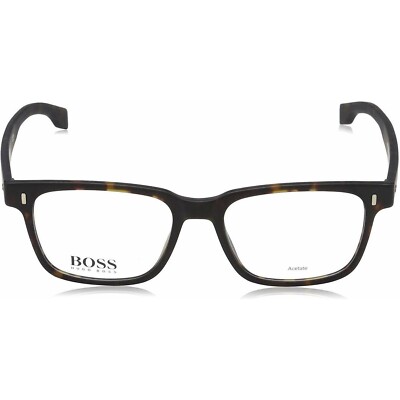 New HUGO BOSS Frames Men's Eyeglasses BOSS 0957 086 50 17 135 Dark Tortoise 