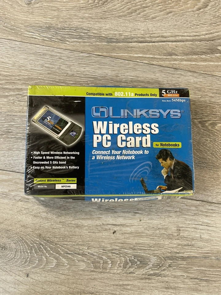 NLINKSYS WIRELESS PC CARD 5 ghz model wpc54A - Image 2 of 4