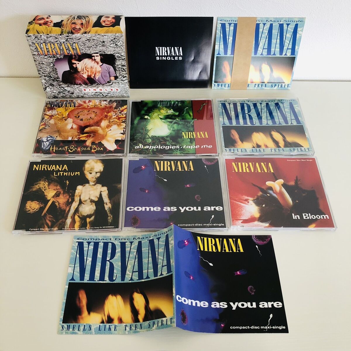 Nirvana Singles CD GEFFEN UICY-90251/6 set of 6CDs Japan Nirvana Singles CD GEFFEN UICY-90251/6 set of 6CDs Japan