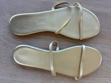 TKEES Gemma Sandal - Gold  - Size UK 6.5 - New In Dustbag