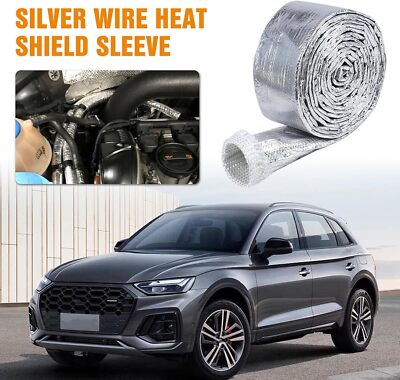 #ad Car Aluminized Sleeving Heat Sheathing Radiant Prevent Vapor Lock Heat Shield $22.50