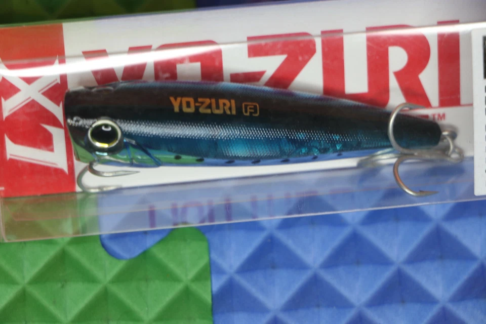 Señuelo de pesca flotante de 3"" YO-ZURI Popper 75F SW Sardina TopWater Foto 3 de 4