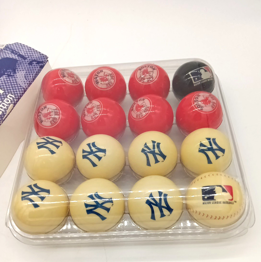 Aramith Collectors Billiard Ball Set MLB New York Yankees Boston Red Sox Unused