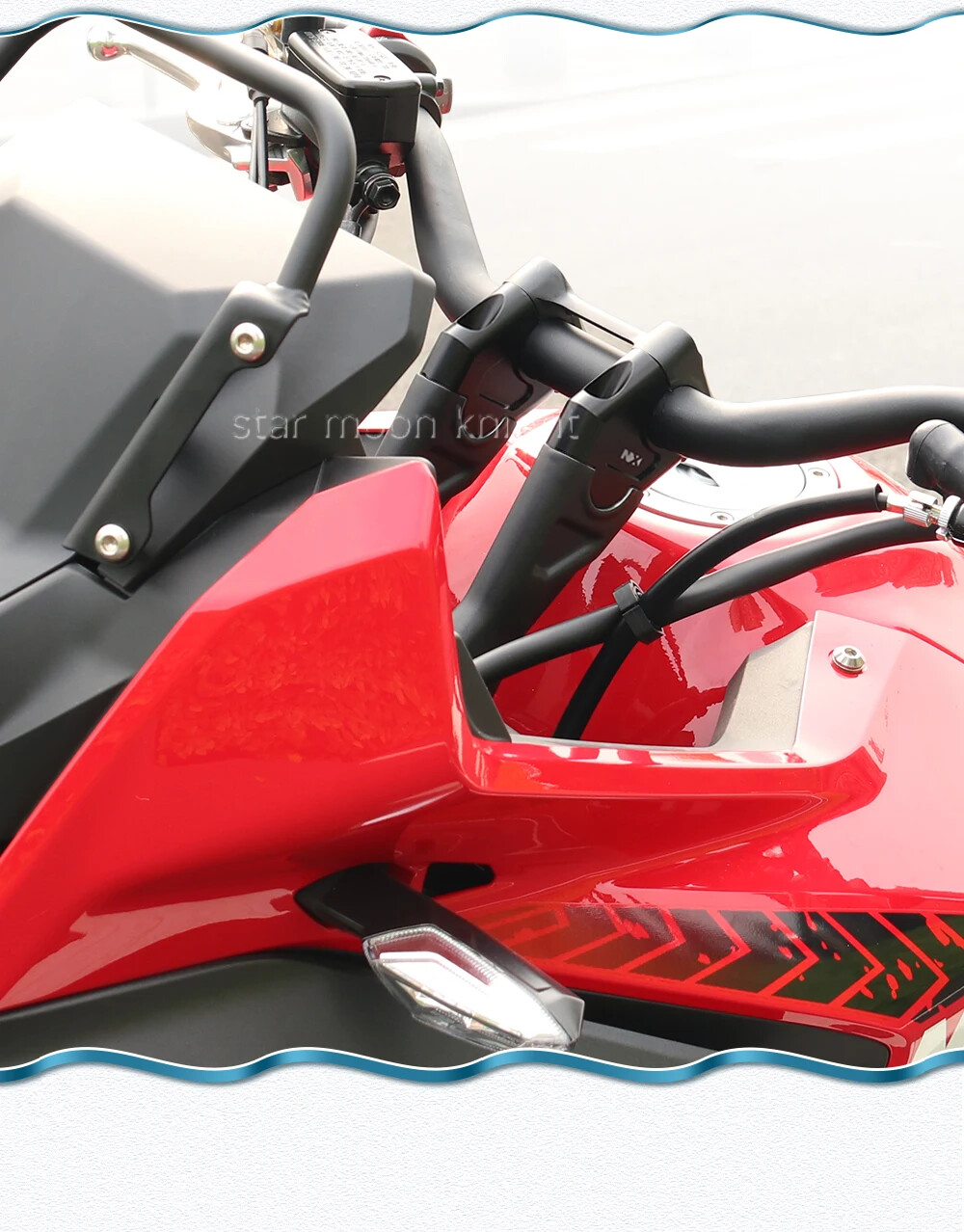 Motorcycle Handlebar Riser For Honda NX400 NX500 Handle Bar CNC Lift Mount