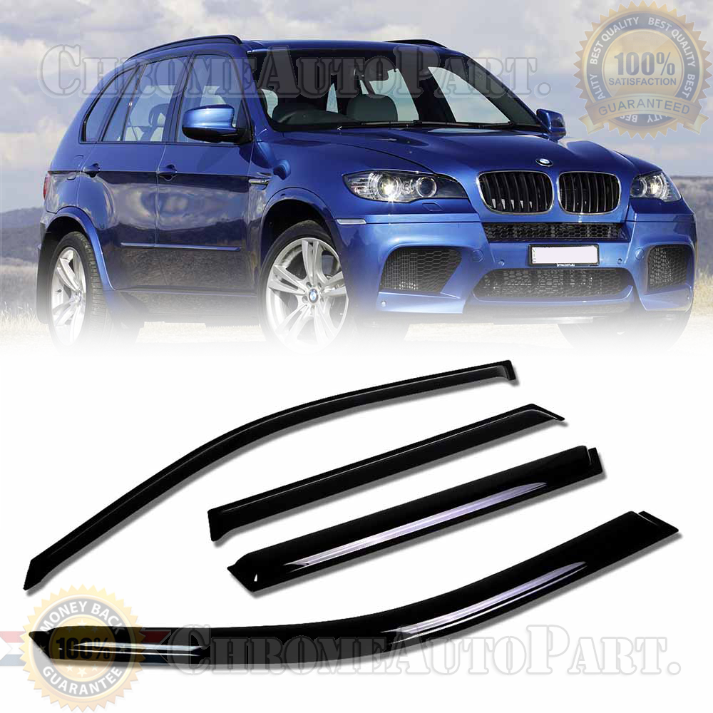 For 20012008 2009 2010 BMW X5 Window Vent Visor Sun Wind Rain