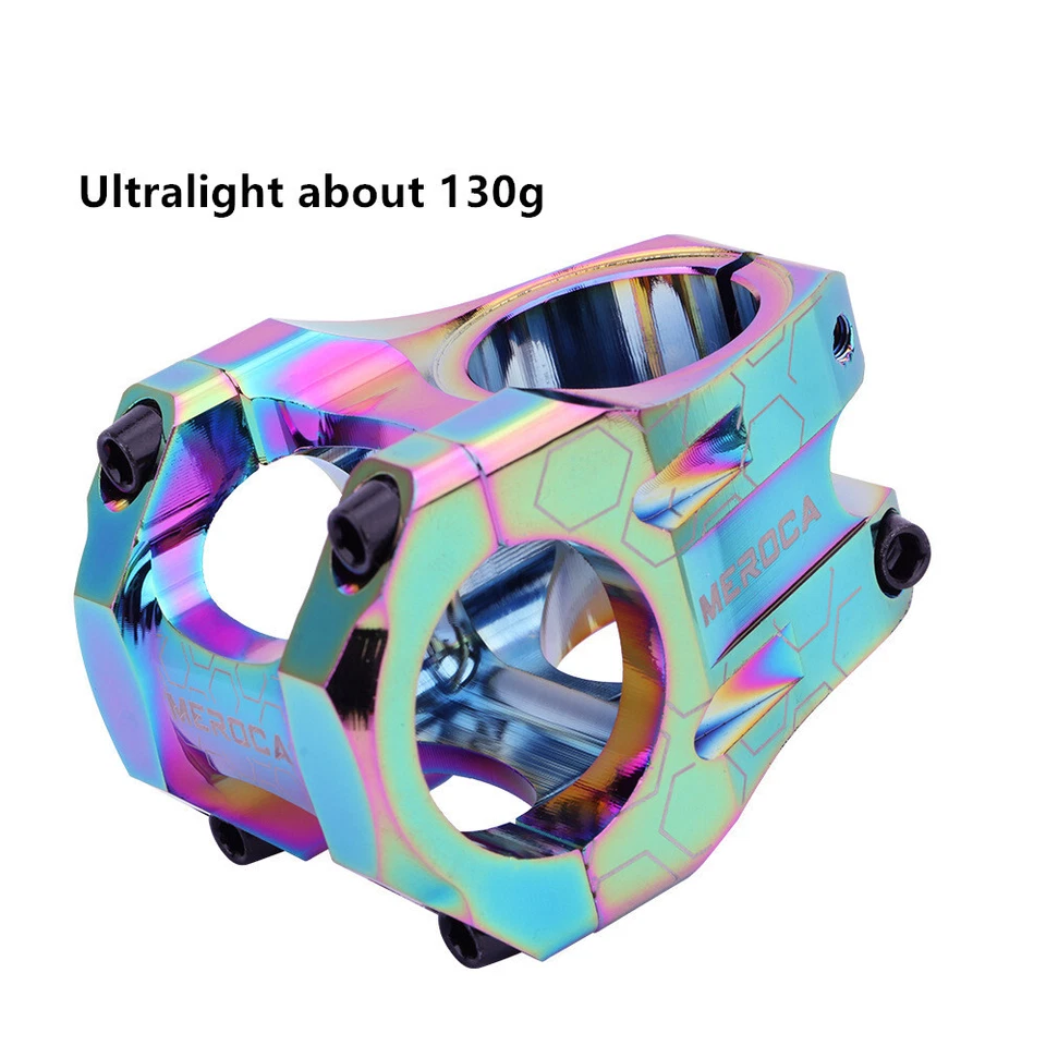 Aluminum Alloy Bicycle Stem 0° 35mm Short Mountain Bike Handlebar Stem 130g - Image 2 of 4