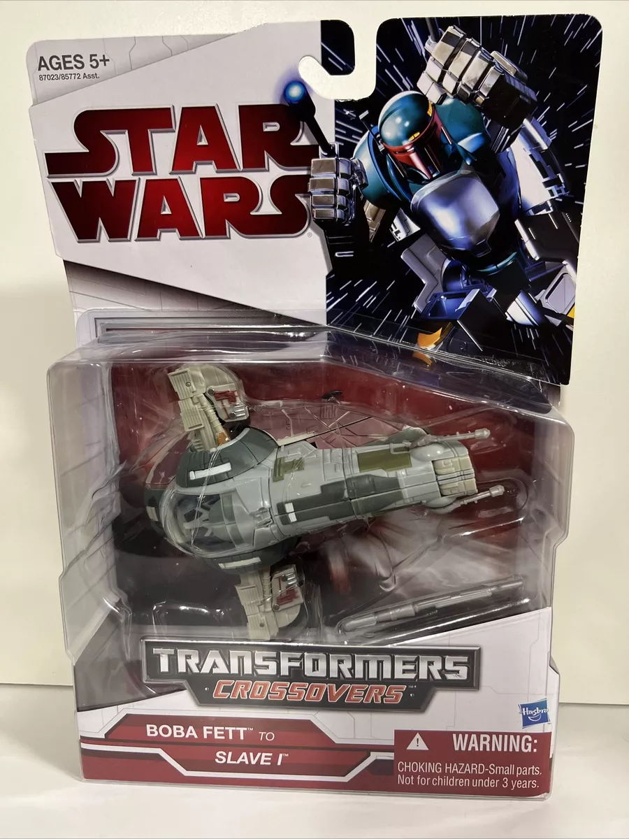 Transformers Boba Fett to Slave 1 Star Wars CrossOvers NEW Hasbro
