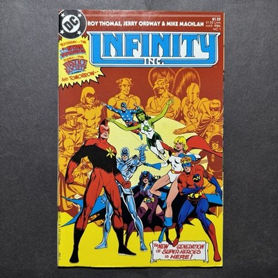 Infinity Inc 1 - Copper Age Dc Comics 1984