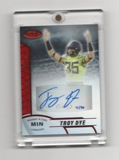 2019 Aspire Troy Dye Auto #d 12/50 Red Foil Card # ASP-25