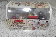 Melissa  Doug Wooden Scoop  Serve Ice Cream Counter New