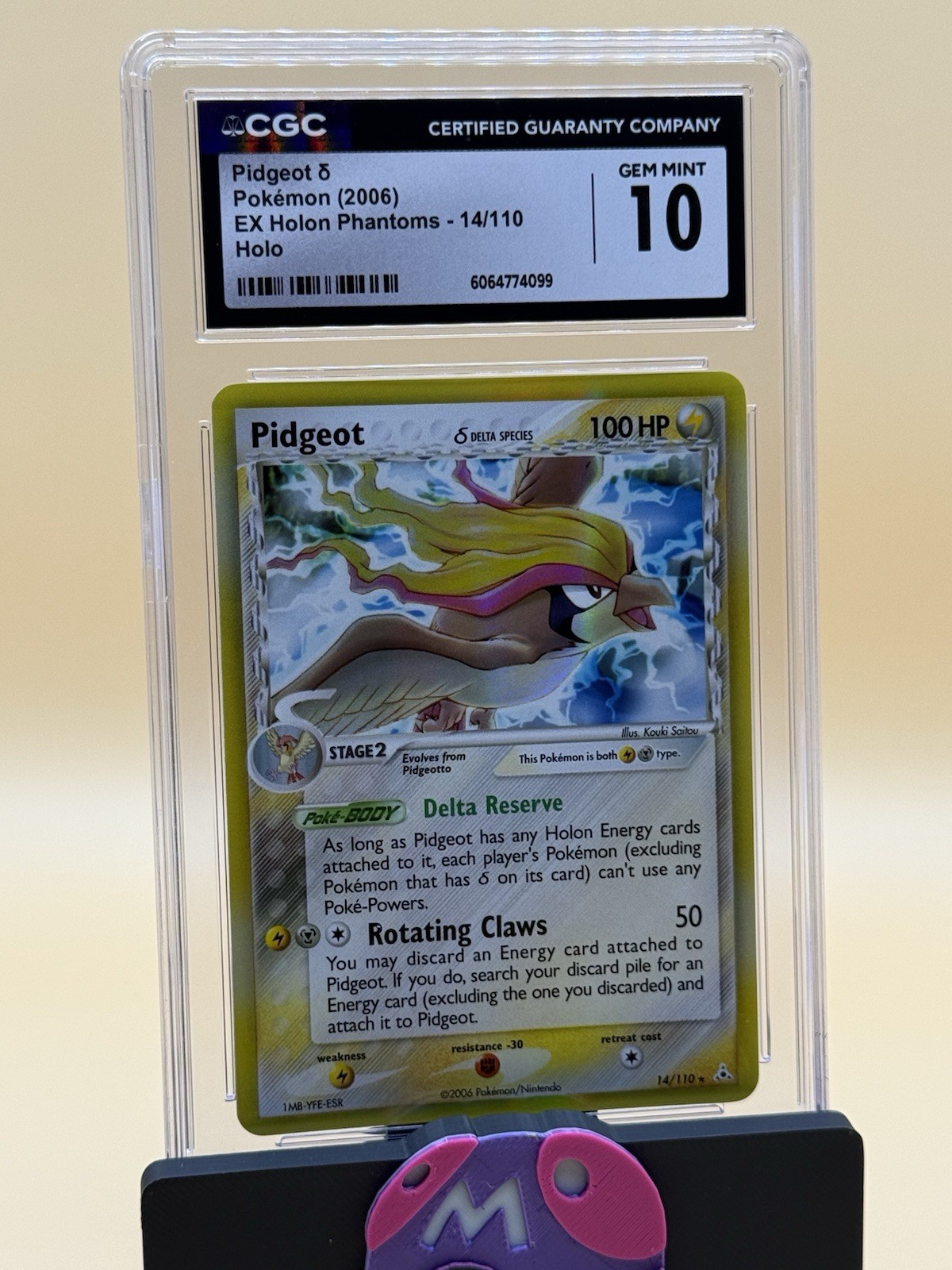 Pidgeot Holon Phantoms Holo 14/110 CGC 10