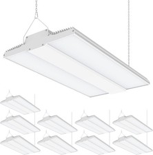 10Pack-150W LED Linear High Bay Shop Light Warehouse Garage Ceiling Fixtures