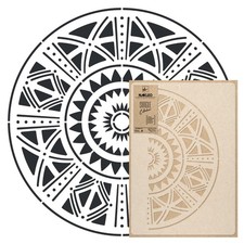 Reusable Plastic Stencil // AFRICAN MANDALA