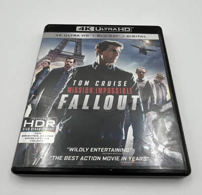 Mission: Impossible Fallout 4K UHD Blu-ray 3-Disc Set
