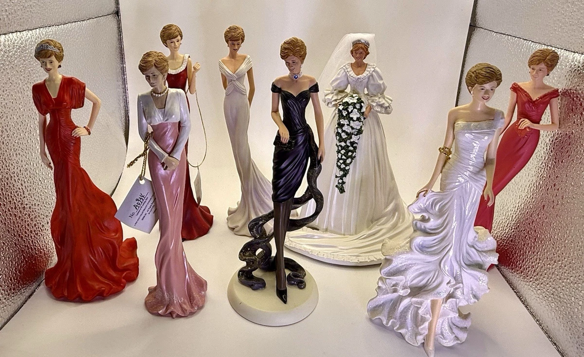 Princess Diana Figurine Historical Royalty Collectibles for sale