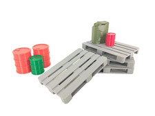 Garage Equipment 1:18 Scale Pallet Set Diorama Model Car Display Accessories