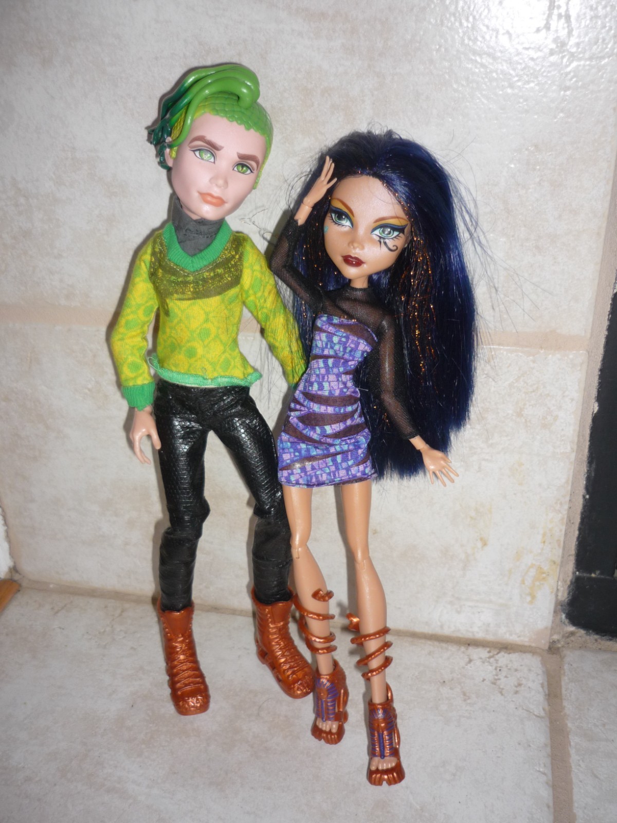 Monster High Cleo De Nile And Deuce Gorgon Boo York Comet-Cr