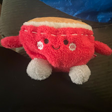 Russ Bum Bumz Red Plush Stuffed Animal Toy, Small 6-14 in, Ages 3-7