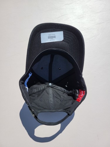 PUMA Golf Firestone Country Club Golfing Black White Monoline Strapback Hat Cap - Picture 11 of 13