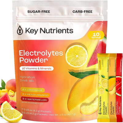 Multivitamin Electrolyte Powder Packets, Variety Pack, 10Ct